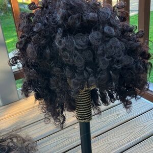 Curly Dark Brown Hair Wig -JESUS